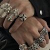 STACK OF BOLD RINGS